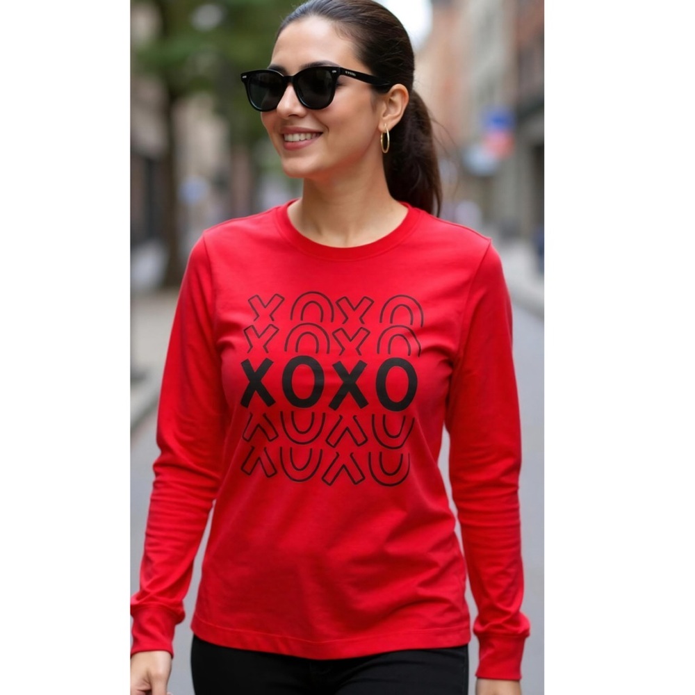 XOXO‎ Valentines Day Sweatshirt, Valentines Day Shirts, Valentines Crewneck